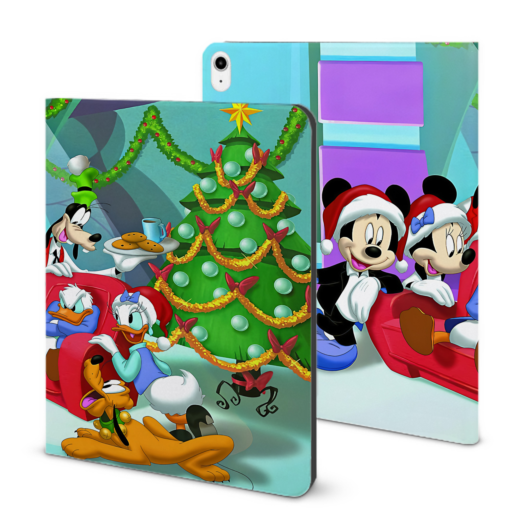 （画像用） ミッキーマウス Mickey Mouse IPadケース ペンホルダー付き ブックスタイルデザイン